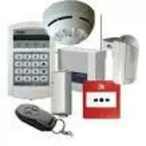 Сигнализация GSM,  видеонаблюдение,  домофоны,  кабель, блоки питания