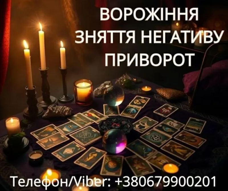 Ясновидиця Тернопіль. Приворот. Гадання. Зняття негативу.